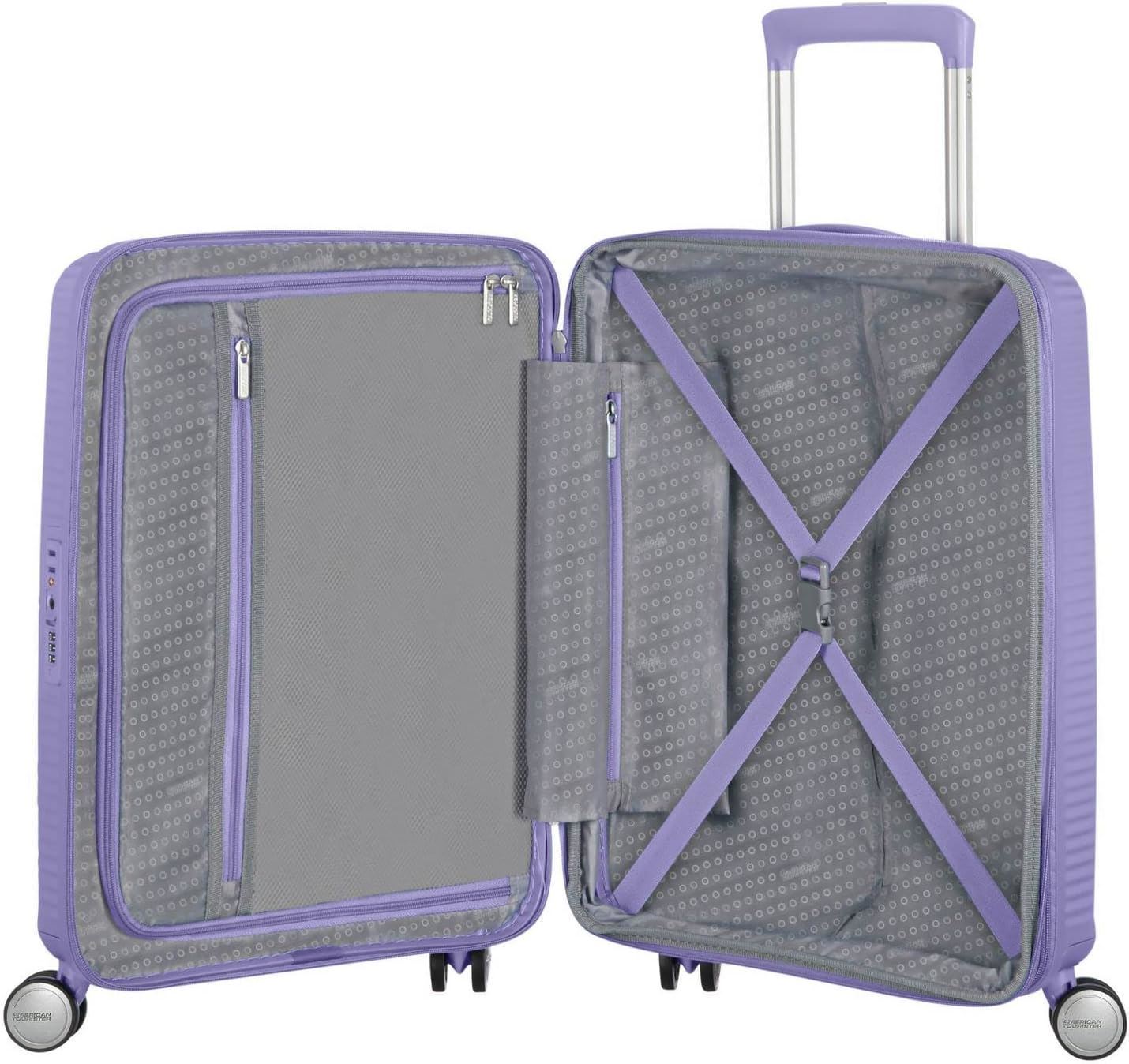 American Tourister Soundbox maleta cabina expandible Color Lavender 3 años de garantía - Imagen 7