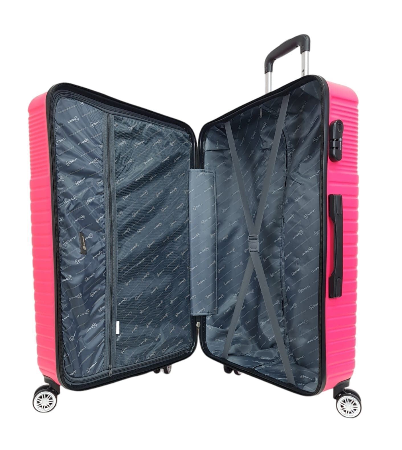 Benzi Maleta Rigida Barata Tamaño Grande Lite 5747 Ligera Medidas 74x48x28 cms color Rosa - Imagen 10