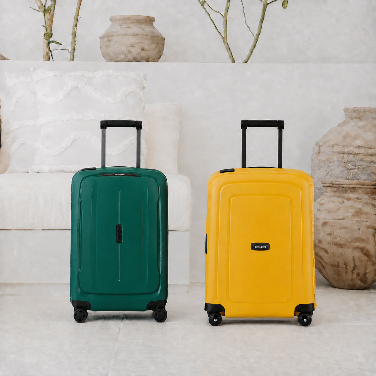 Samsonite Essens vs S'Cure: las 2 maletas más seguras