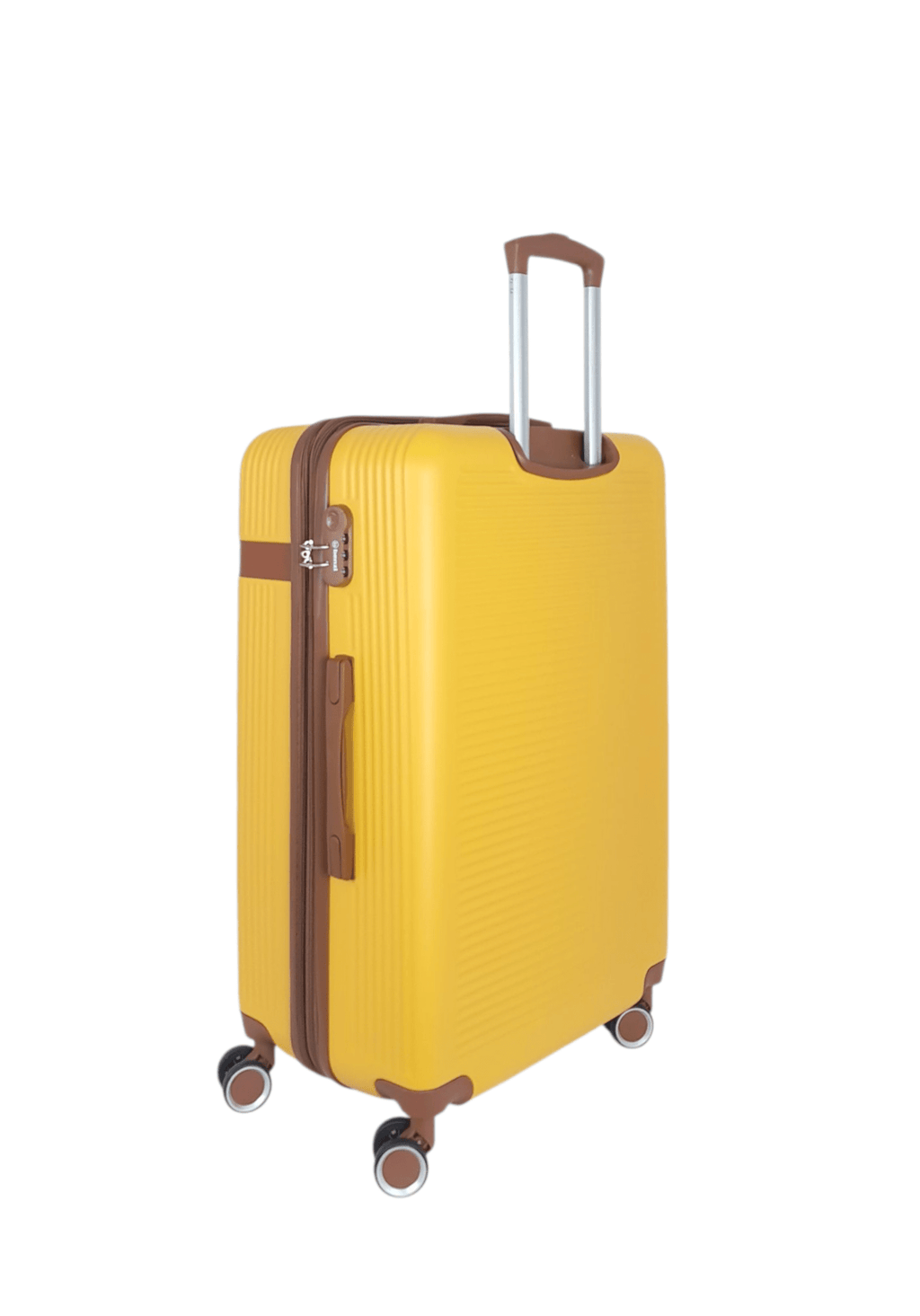 Imagen trasera1 Benzi Maleta Rígida Barata Tamaño Grande color Amarillo
