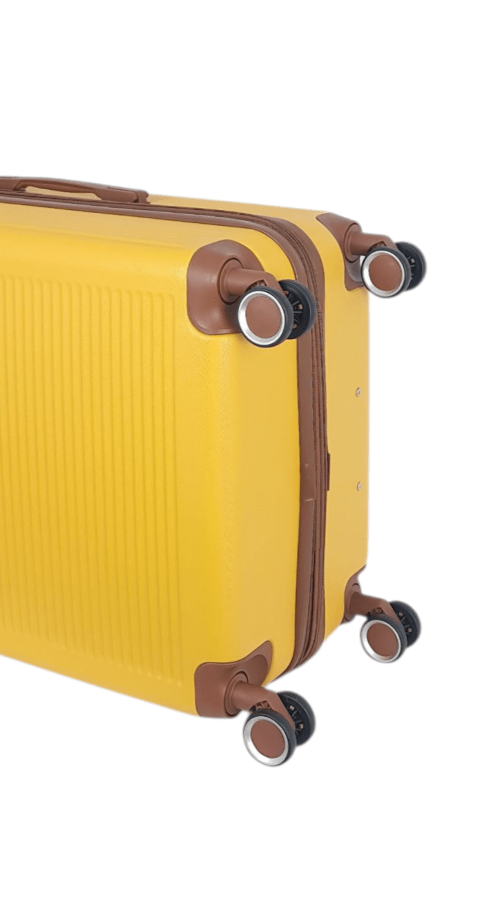 Imagen ruedas Benzi Maleta Rígida Barata Tamaño Grande color Amarillo