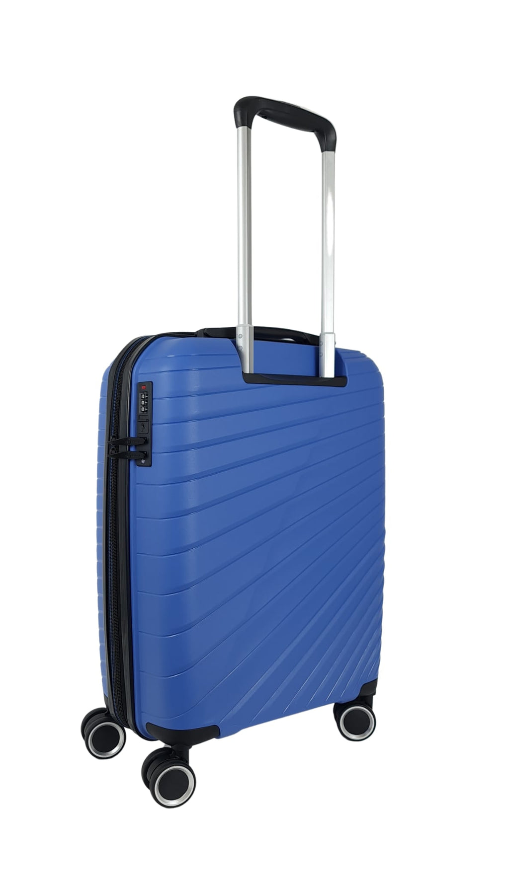 Benzi Large Expandable Polypropylene Suitcase BZ5808 Very Light and Resistant 4 Double Wheels
