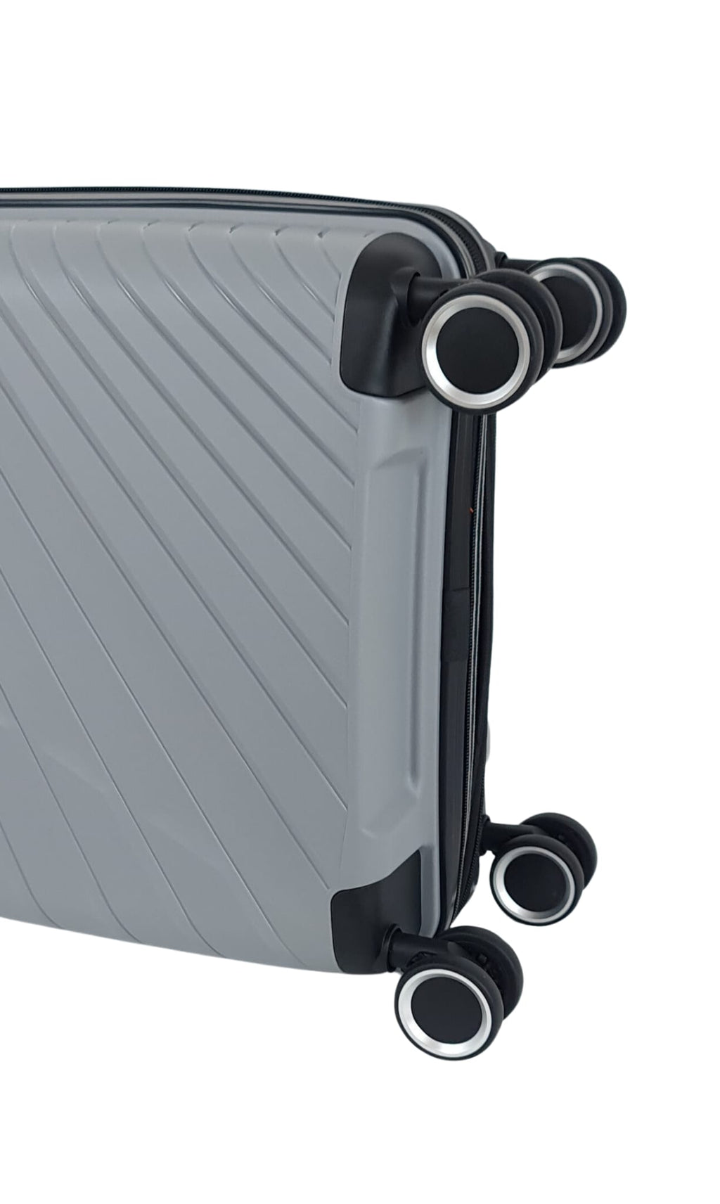 Benzi Large Expandable Polypropylene Suitcase BZ5808 Very Light and Resistant 4 Double Wheels