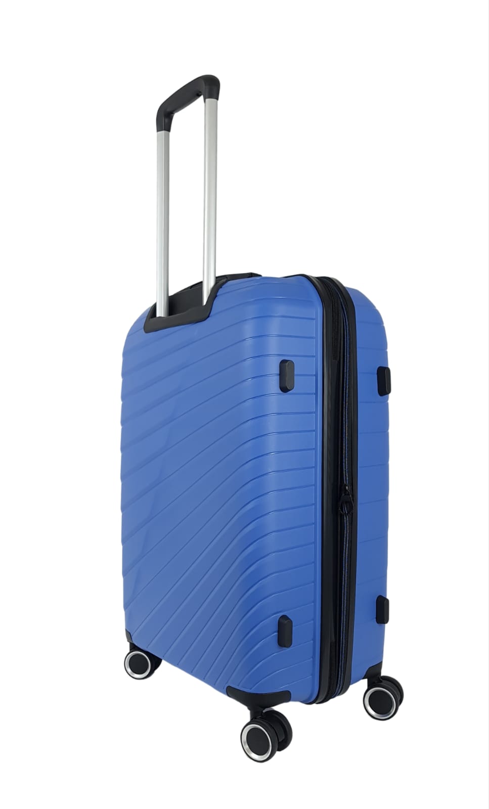 Benzi Large Expandable Polypropylene Suitcase BZ5808 Very Light and Resistant 4 Double Wheels