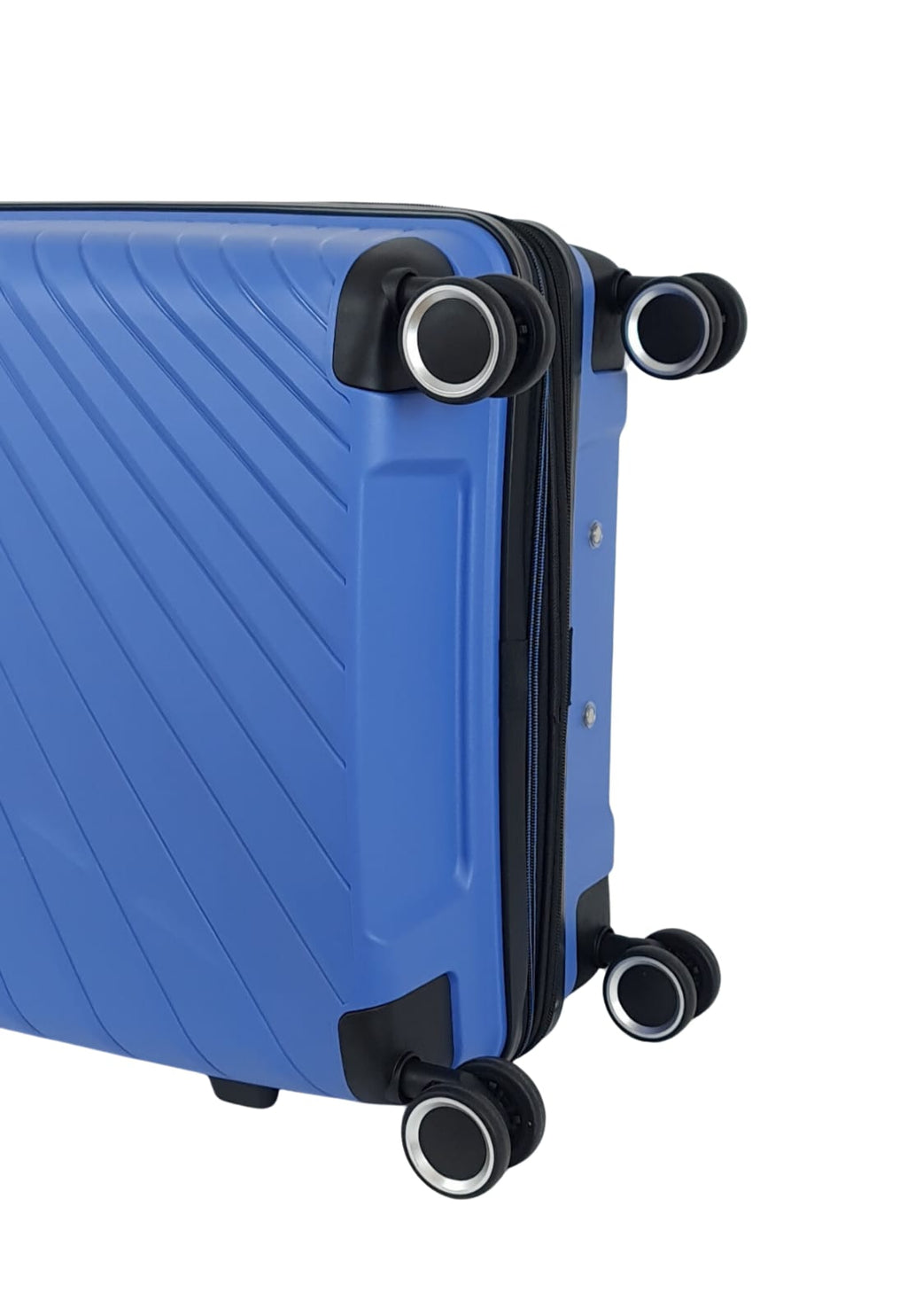 Benzi Large Expandable Polypropylene Suitcase BZ5808 Very Light and Resistant 4 Double Wheels