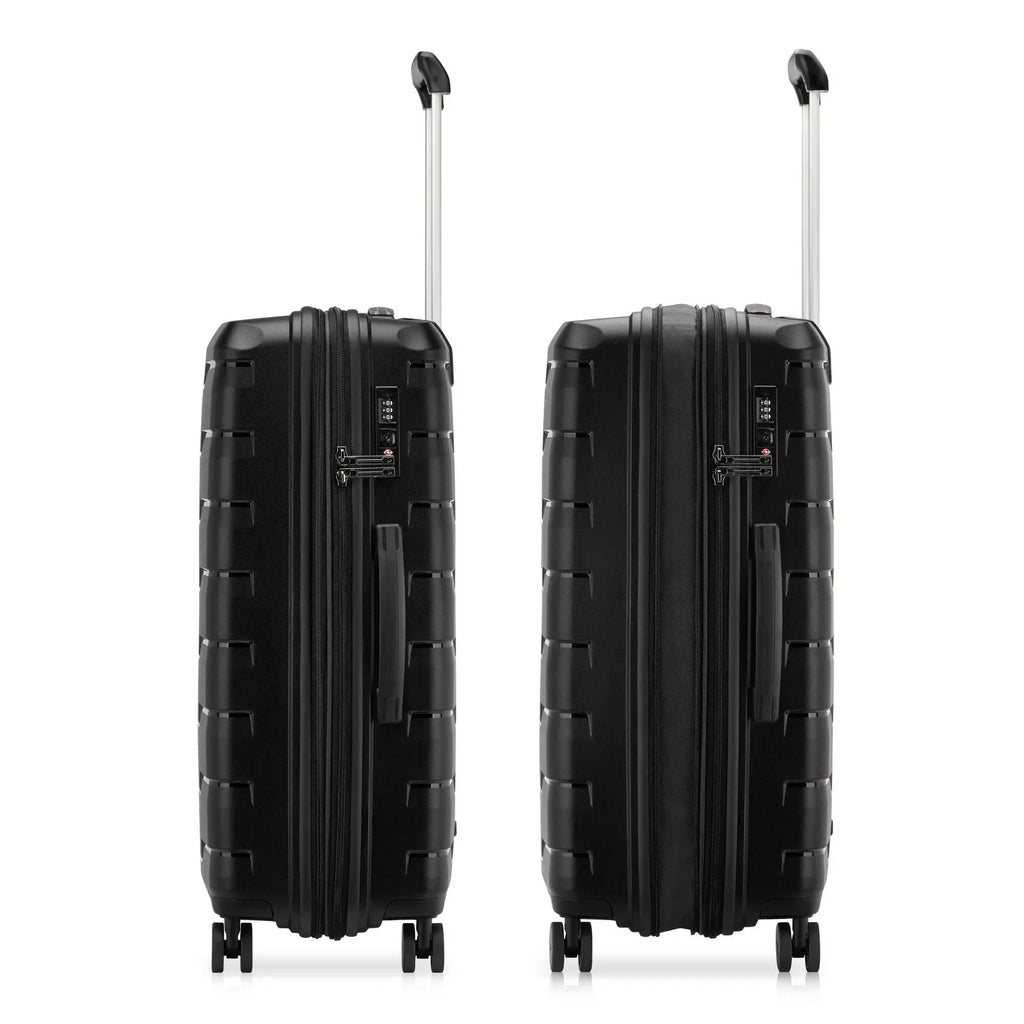 Imagen expandible comparativa maleta roncato Skyline 2.0 mediana negro