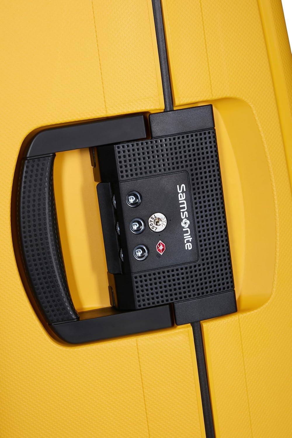 Imagen cerradura maleta mediana Samsonite S'Cure Amarilla Citrus