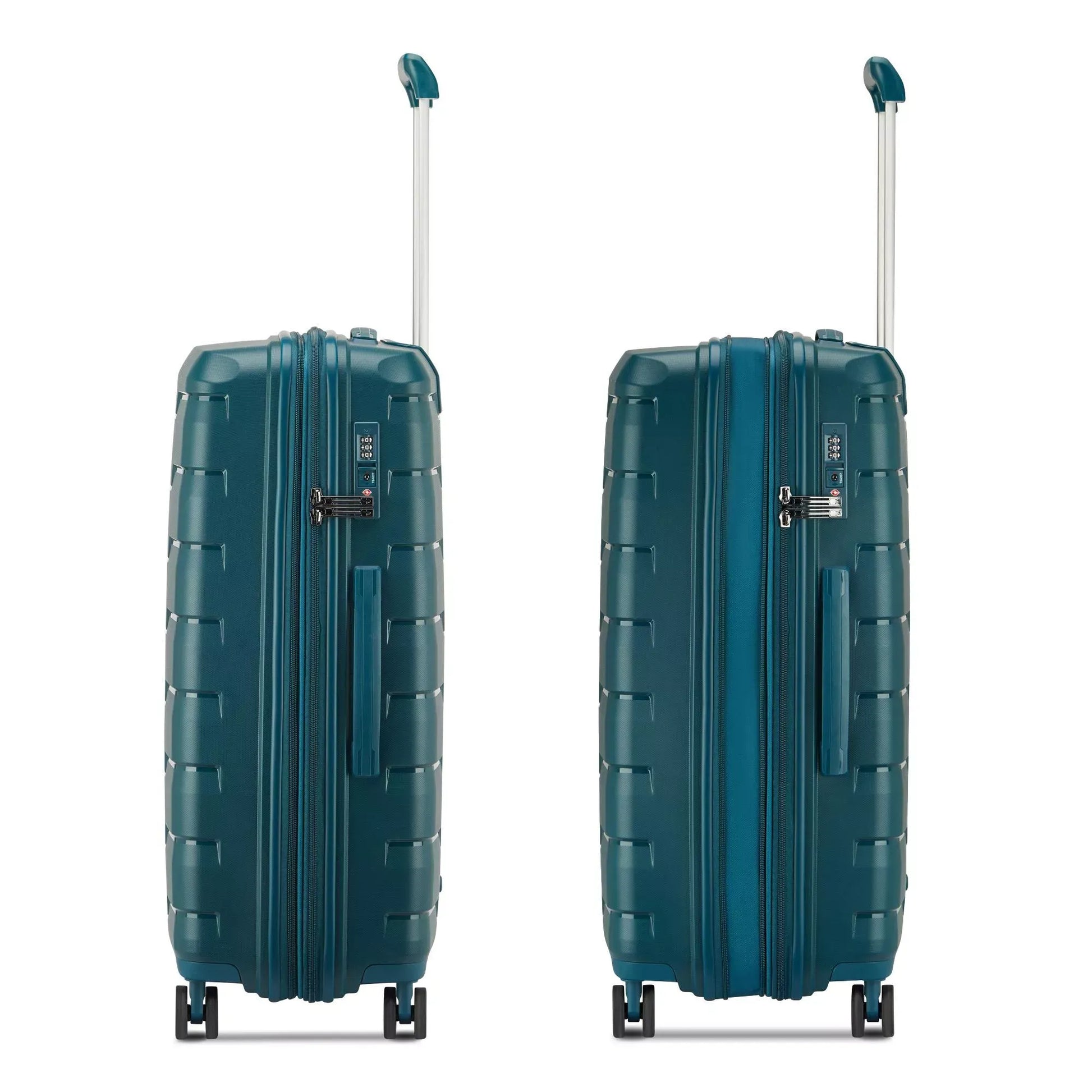 Imagen expandible comparativa maleta roncato Skyline 2.0 mediana verde botella