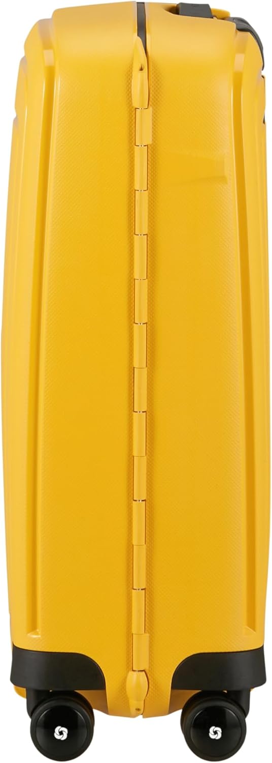 Imagen fondo reverso maleta cabina Samsonite S'Cure Amarilla Citrus