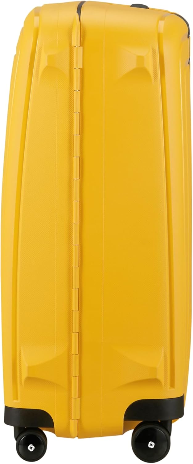 Imagen fondo reverso maleta mediana Samsonite S'Cure Amarilla Citrus