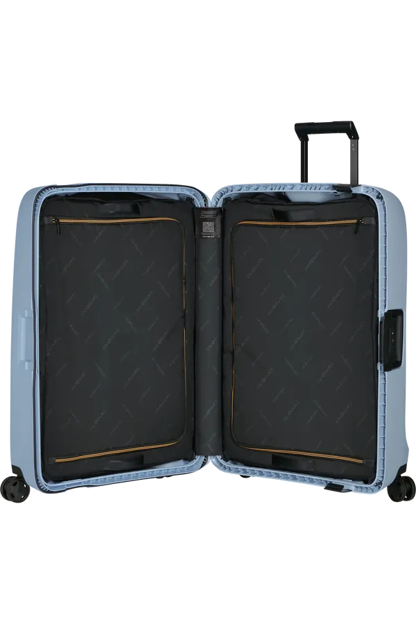 Samsonite Maleta Essens Material Polipropileno Reciclado 4 Ruedas, Cerradura TSA, Garantía 5 años