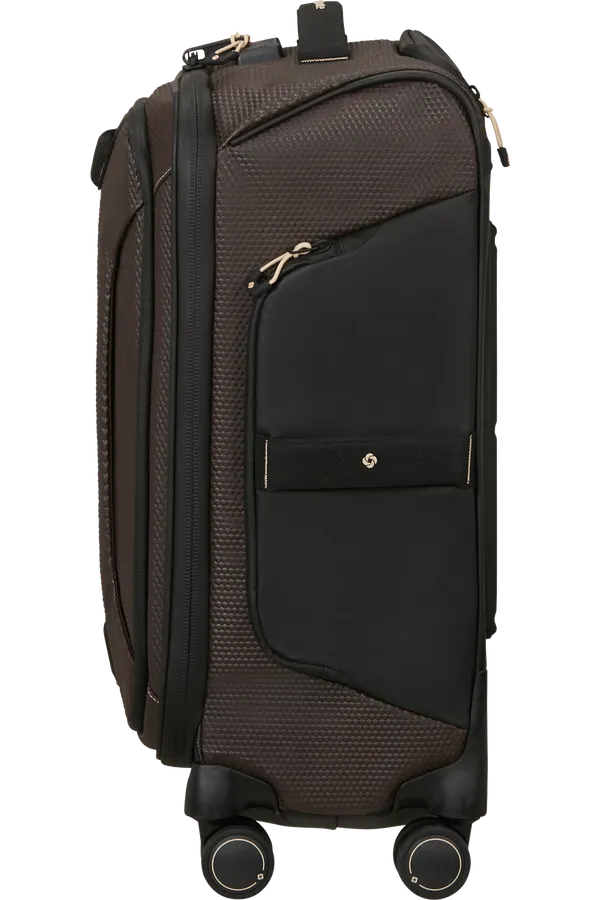 Imagen lateral de Samsonite Maleta Ecodiver 4 Ruedas Cabina Color Marrón Cofee Bean