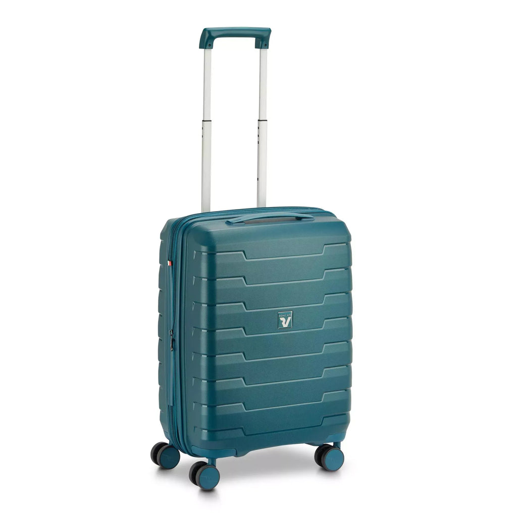 Imagen lateral maleta de cabina roncato skyline 2.0 verde