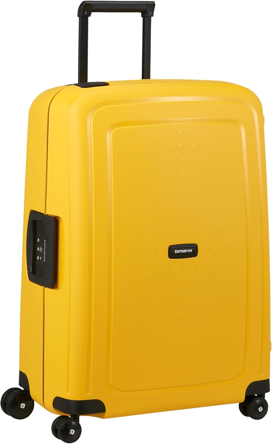 Imagen lateral maleta mediana Samsonite S'Cure Amarilla Citrus