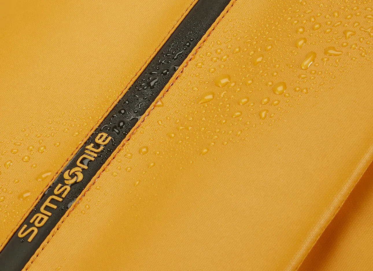 Imagen textura impermeable de Samsonite Maleta Ecodiver 4 Ruedas Cabina Color Amarillo