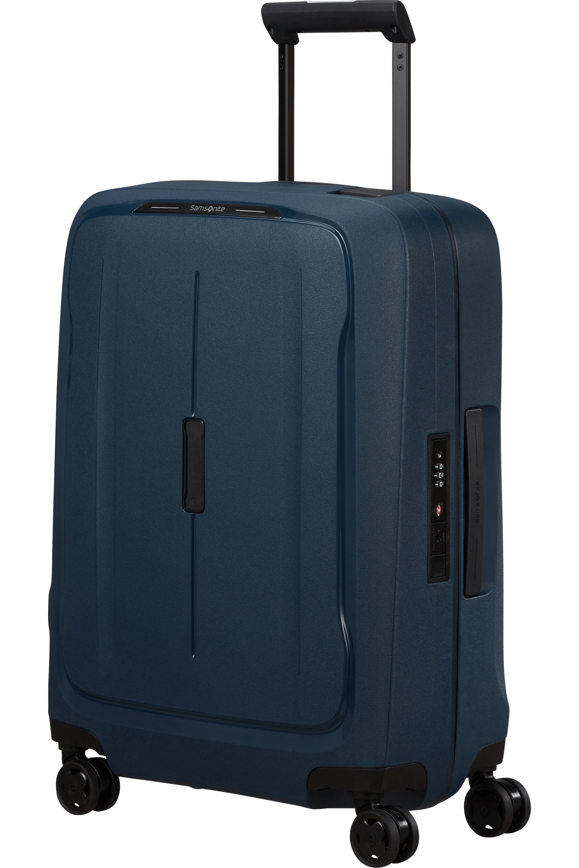 Samsonite Maleta Essens Material Polipropileno Reciclado 4 Ruedas Dobles Silenciosas, Cerradura TSA, Garantía 5 años