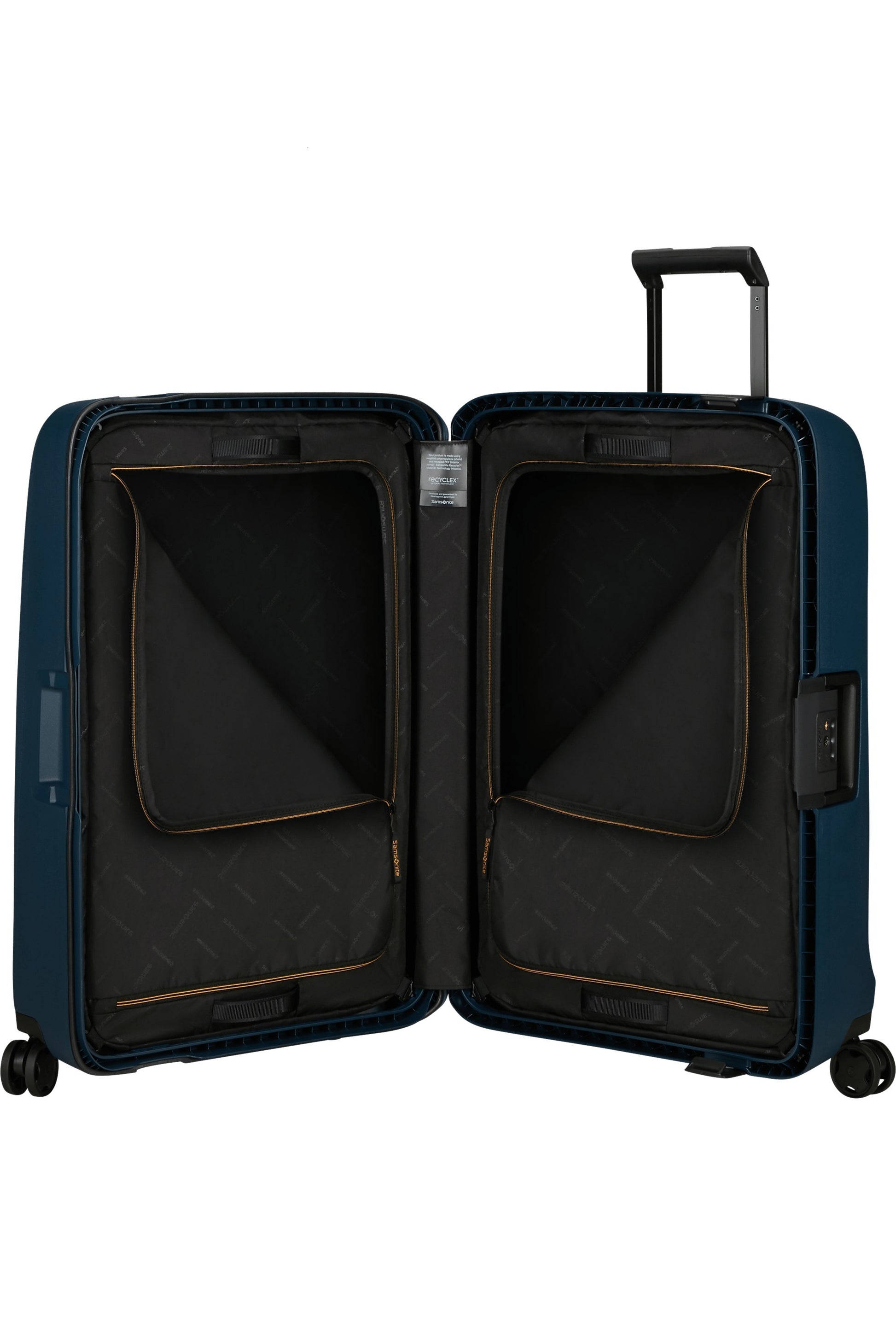 Samsonite Maleta Essens Material Polipropileno Reciclado 4 Ruedas Dobles Silenciosas, Cerradura TSA, Garantía 5 años