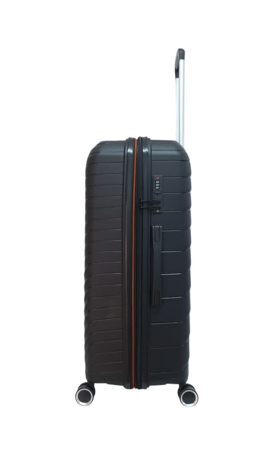 Benzi Large Expandable Polypropylene Suitcase BZ5808 Very Light and Resistant 4 Double Wheels