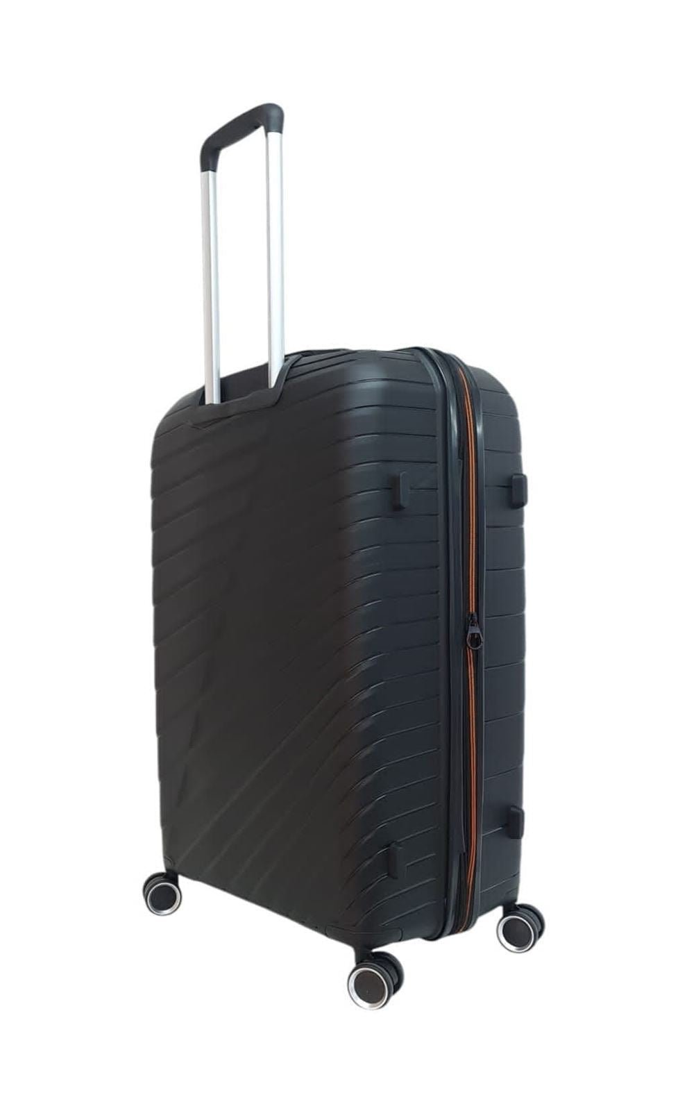 Benzi Large Expandable Polypropylene Suitcase BZ5808 Very Light and Resistant 4 Double Wheels