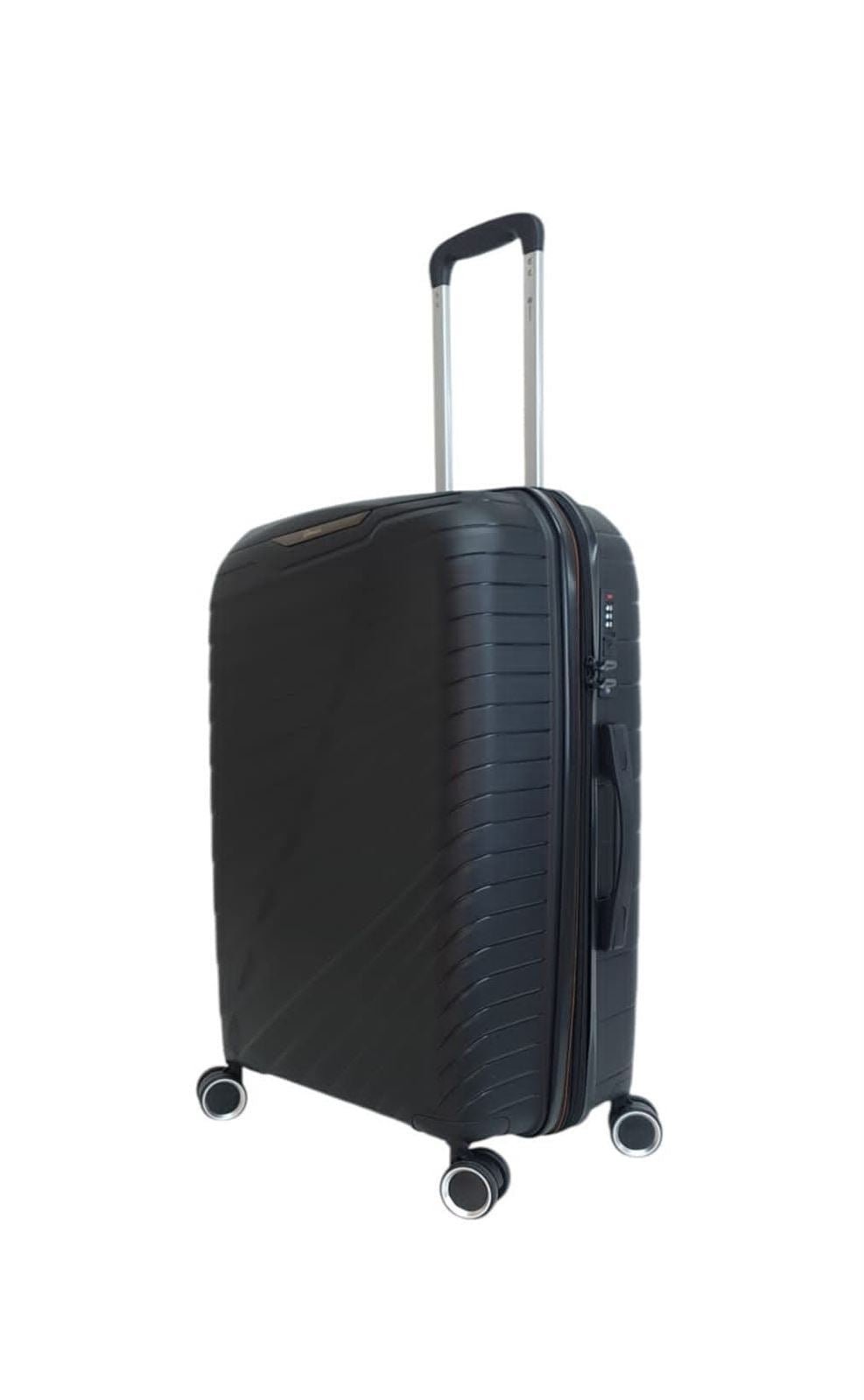 Benzi Maleta Expandible BZ5808 de Polipropileno muy Ligera y Resistente medidas 4 Ruedas Dobles