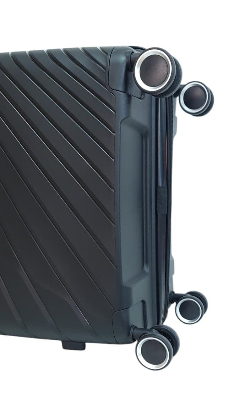 Benzi Maleta Expandible BZ5808 de Polipropileno muy Ligera y Resistente medidas 4 Ruedas Dobles