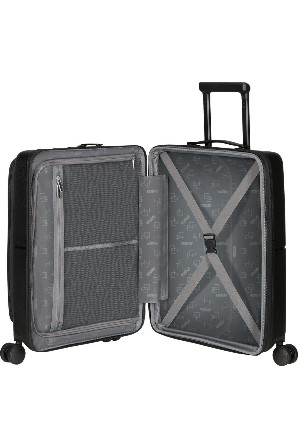 American Tourister Dashpop Maleta de Cabina Expandible con Apertura Frontal Color Negro