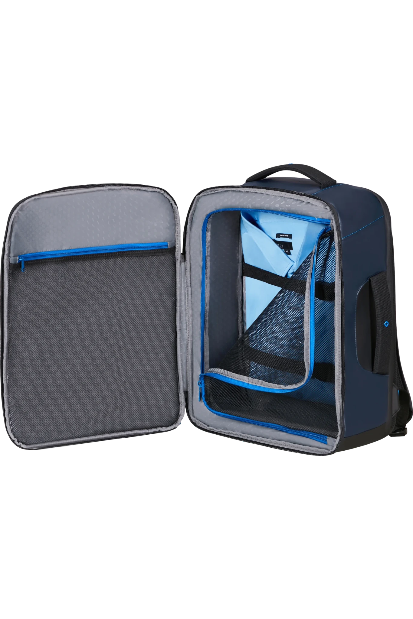 Samsonite Ecodiver Mochila S Underseat Viaje Tamaño 40X30X20 cm Impermeable Para Portatil 15,6"