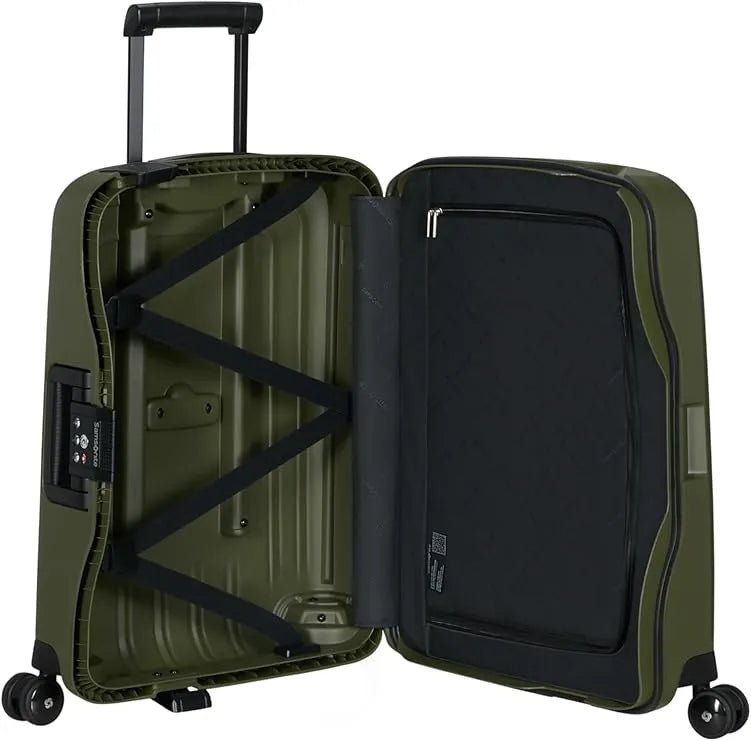 imagen interior de  Samsonite S'cure Maleta Resistente Ligera tamaño cabina color verde olive green