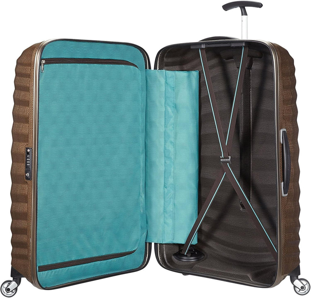 Vista lateral de la maleta Samsonite Lite Shock