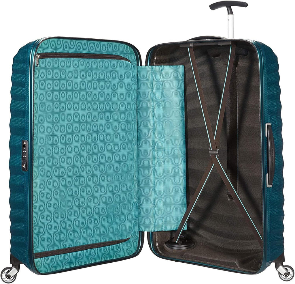 Vista lateral de la maleta Samsonite Lite Shock