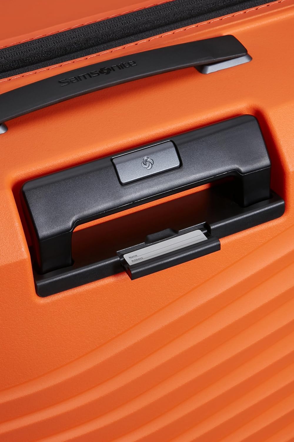 Imagen etiqueta identificador Samsonite Intuo Maleta Expandible Grande Naranja