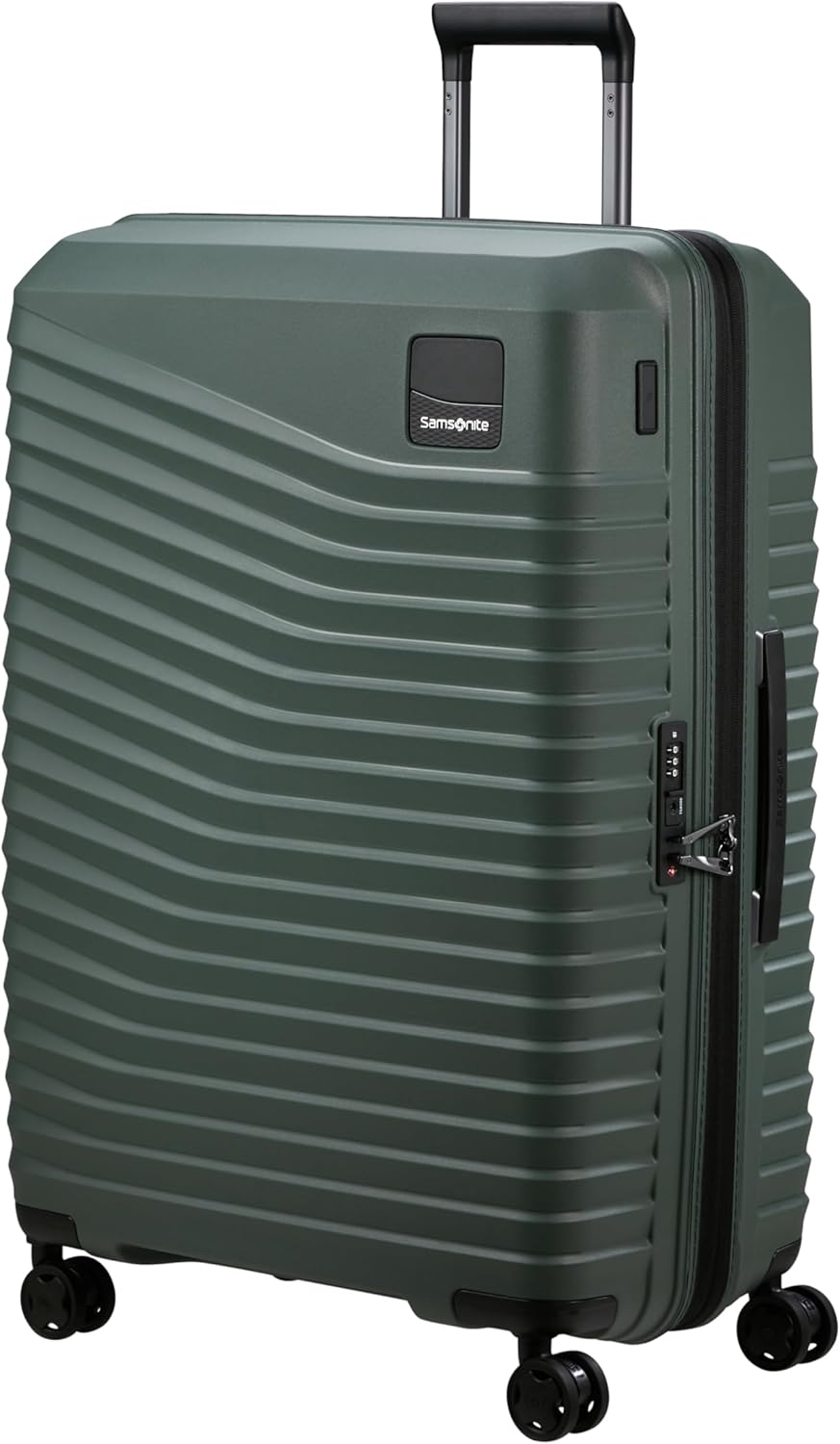 Imagen lateral Samsonite Intuo Maleta Expandible Grande Verde Olive Green
