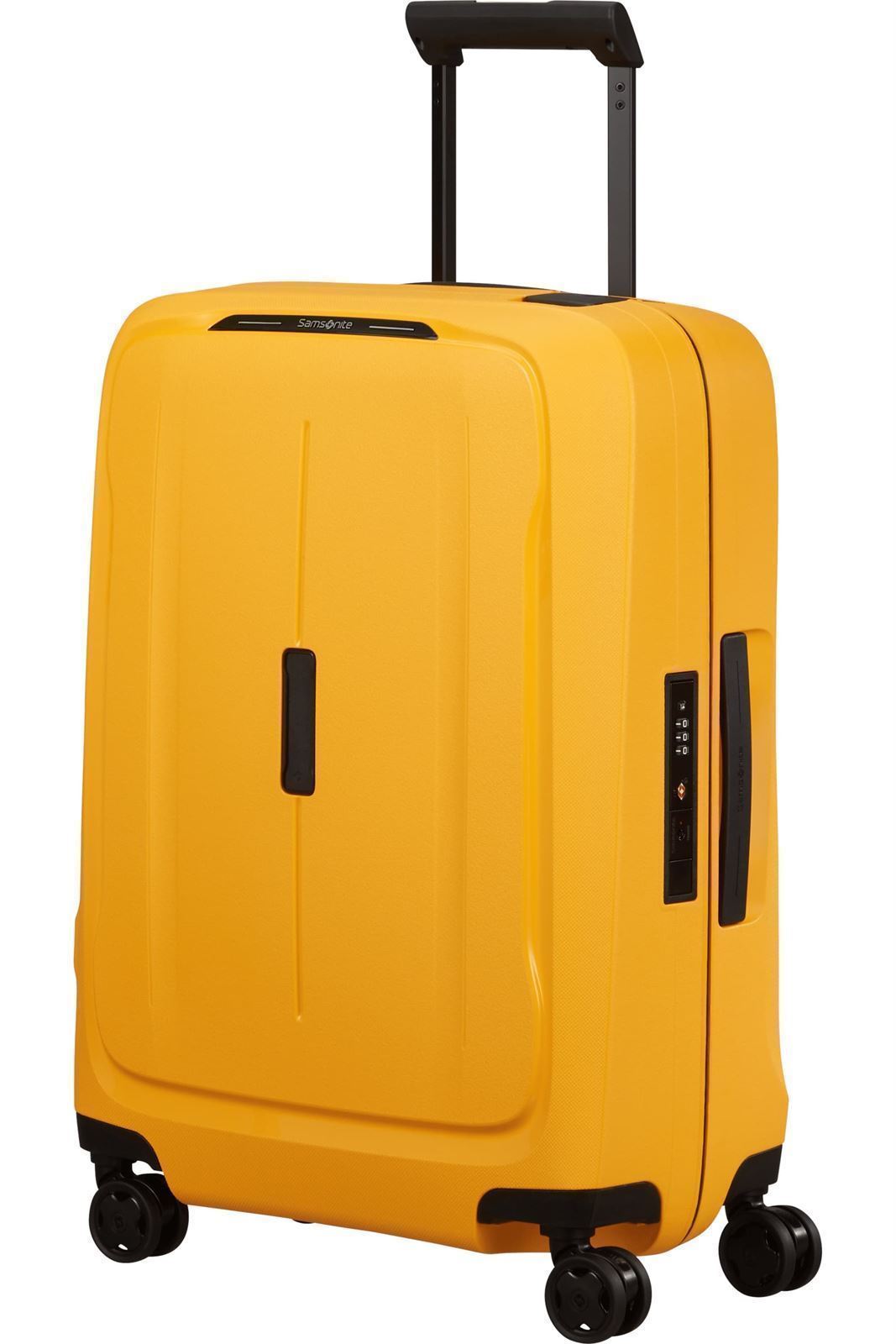Samsonite Maleta Essens Material Polipropileno Reciclado 4 Ruedas Dobles Silenciosas, Cerradura TSA, Garantía 5 años