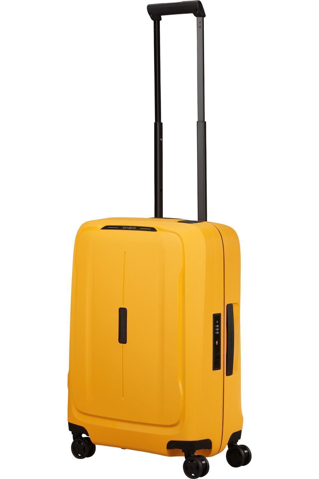 Samsonite Maleta Essens Material Polipropileno Reciclado 4 Ruedas Dobles Silenciosas, Cerradura TSA, Garantía 5 años