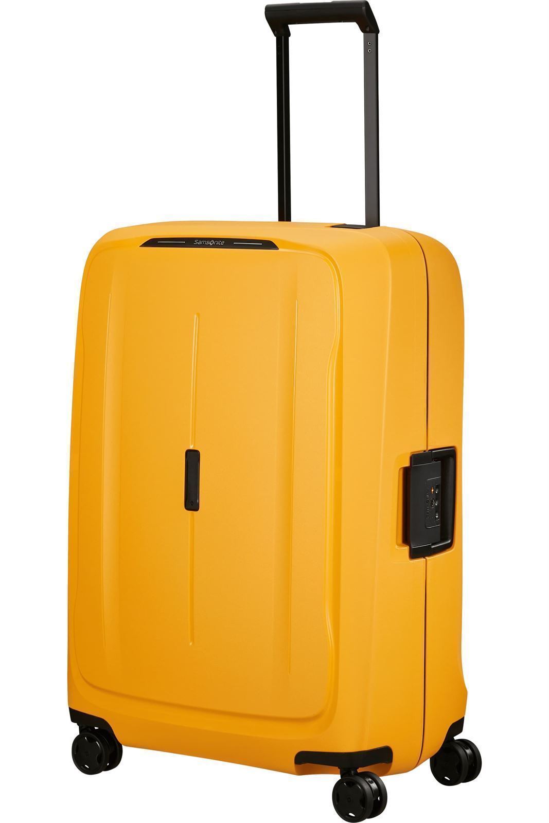 Samsonite Maleta Essens Material Polipropileno Reciclado 4 Ruedas Dobles Silenciosas, Cerradura TSA, Garantía 5 años