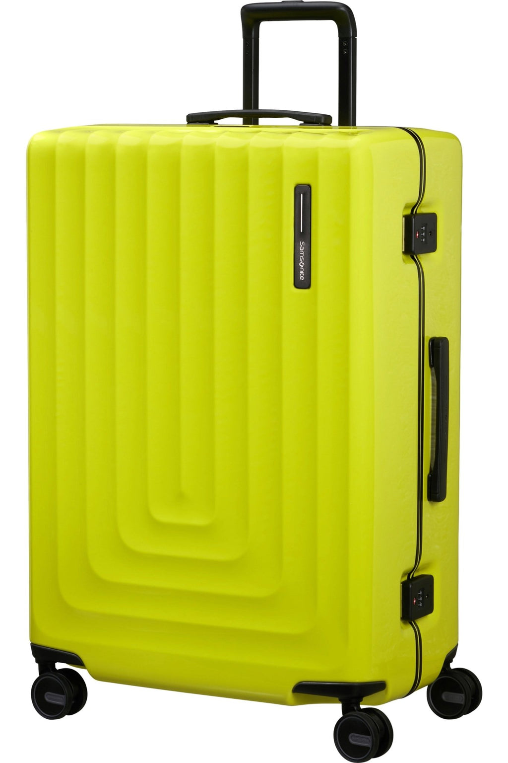Imagen lateral de Samsonite Maleta Focus Tamaño Grande Color Metallic Lime