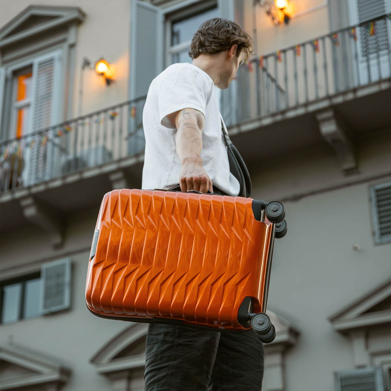 Samsonite Maleta Proxis con Material Roxkin® Ultraresistente 10 Años Garantía, PET Reciclado y Ruedas SilentMove