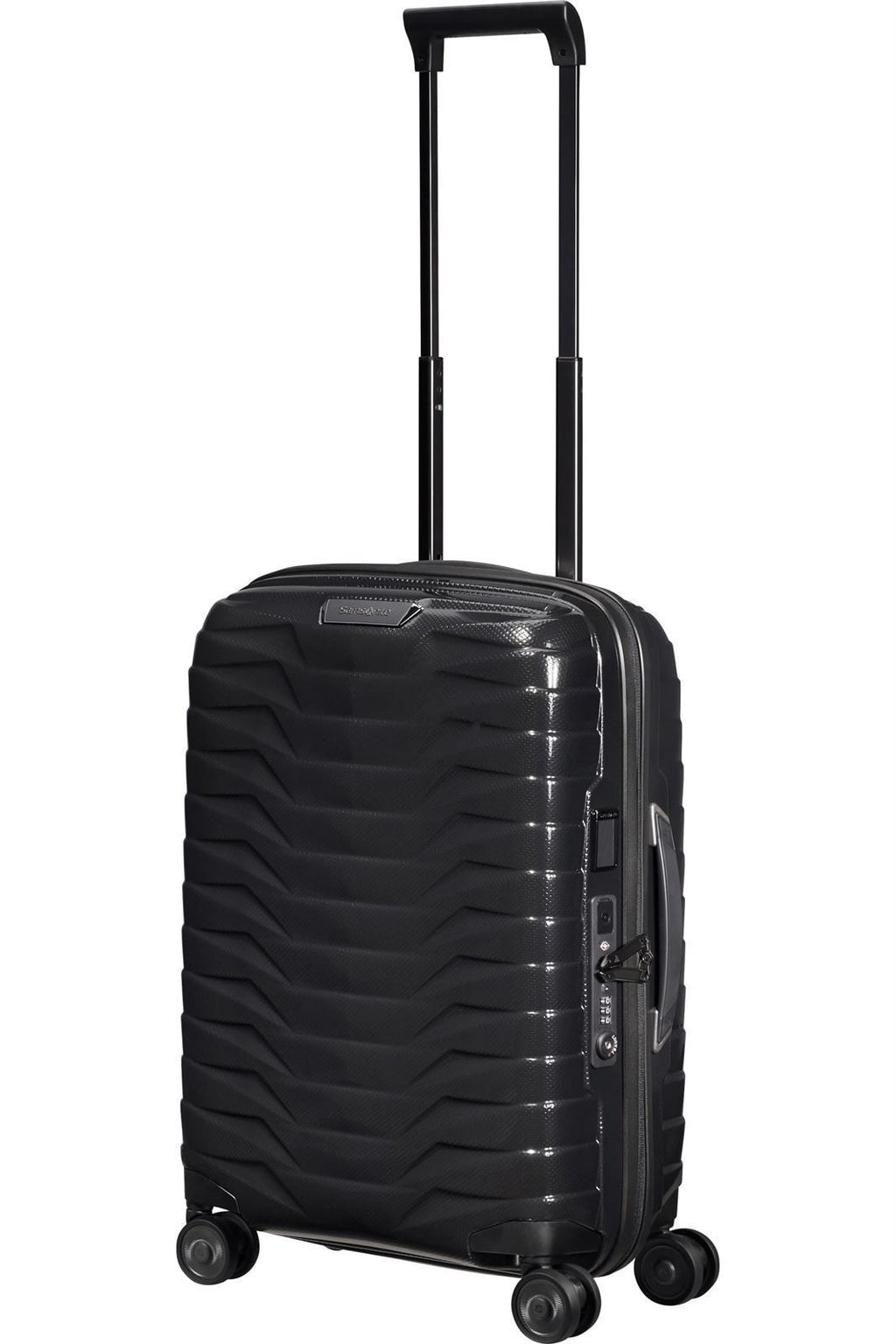 Imagen lateral desplegado de Samsonite Maleta Proxis Tamaño Cabina color Negro