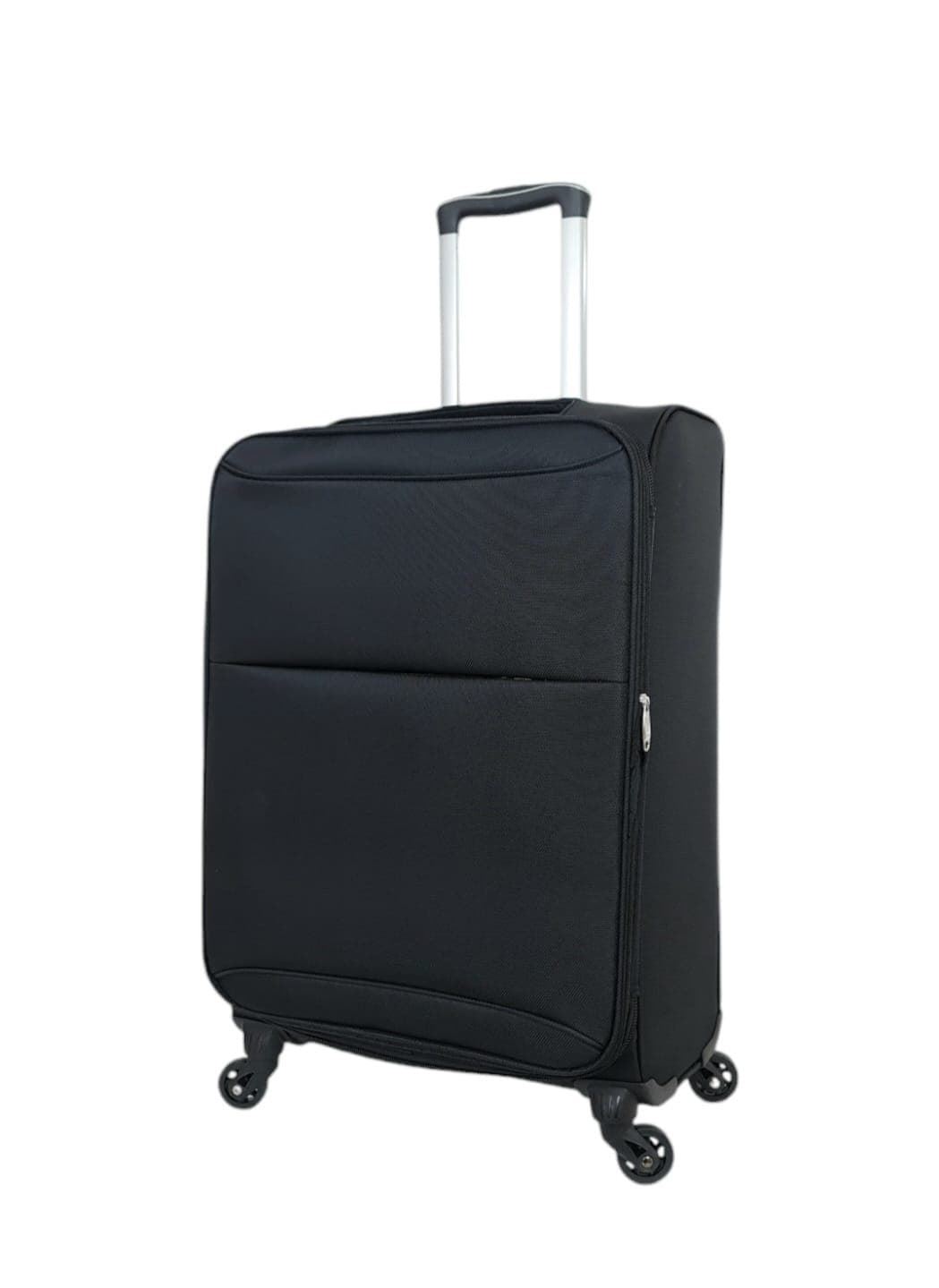 Maleta Light 8018 Tamaño Grande 75x48x29/34 cms Ligera Expandible Barata Material Nylon color Negro - Imagen 1