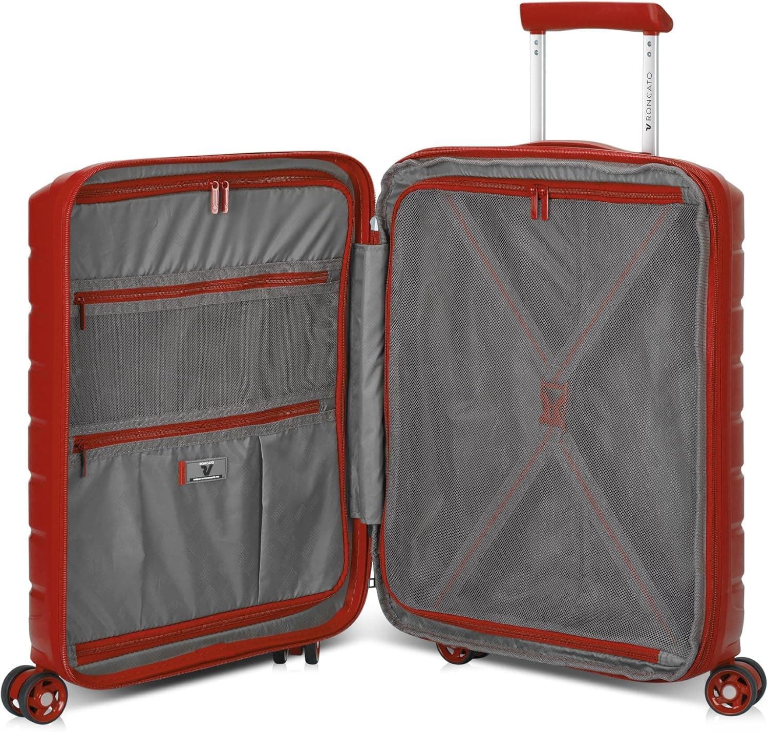 Roncato Maleta Cabina Rígida B-Flying Expandible color Rojo Garantía 5 años - Imagen 3