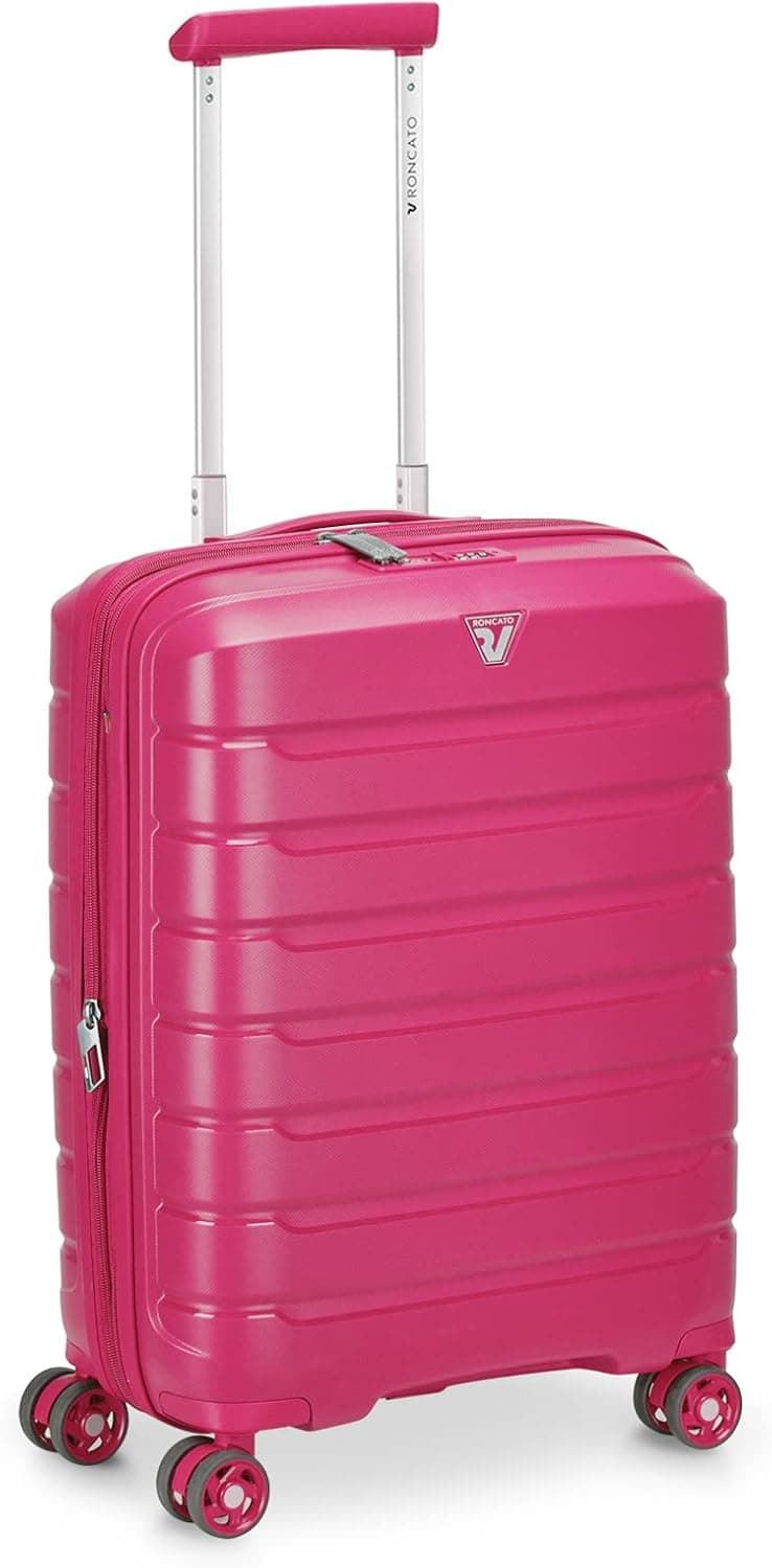 Roncato Maleta Cabina Rígida B-Flying Expandible color Rosa Fucsia Garantía 5 años - Imagen 2