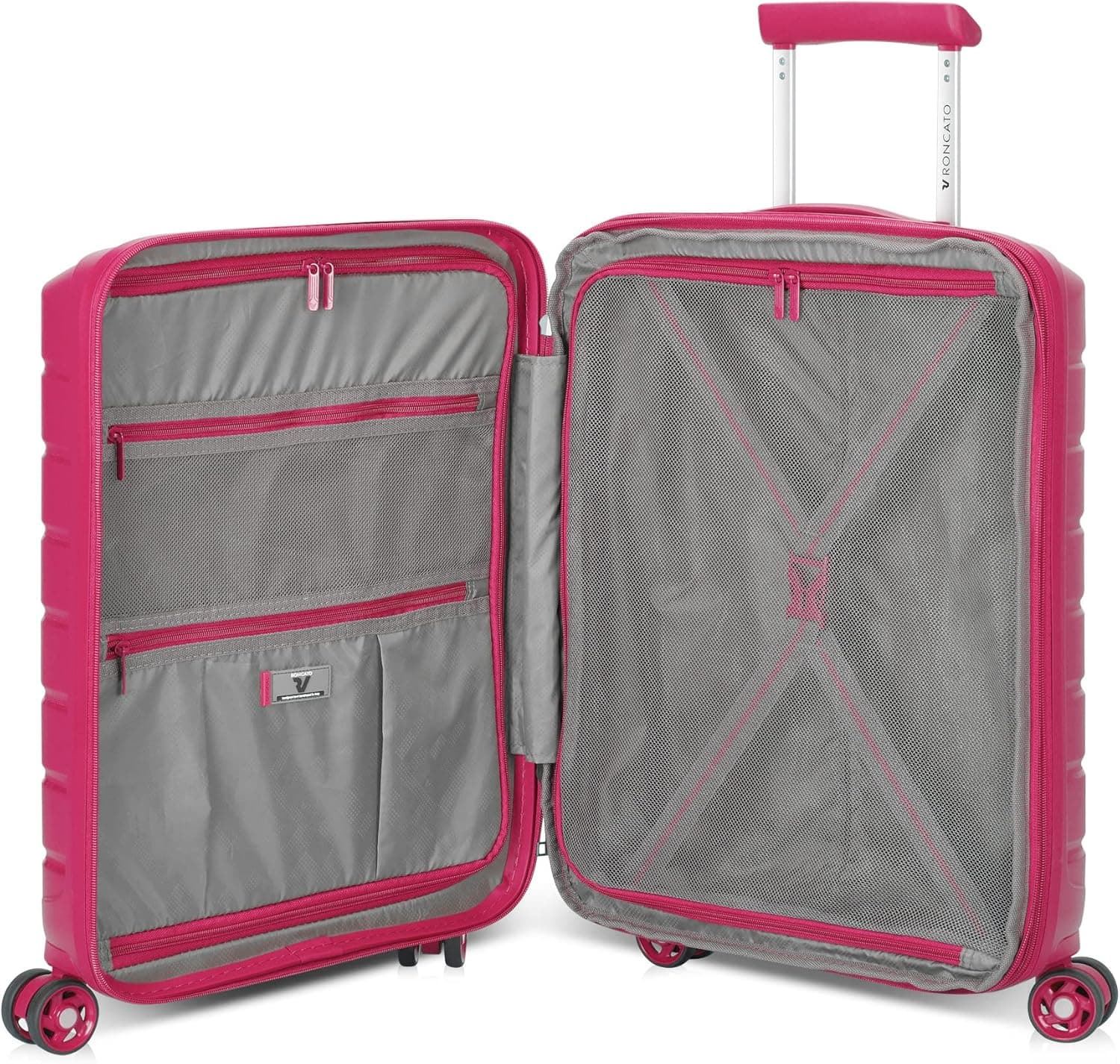 Roncato Maleta Cabina Rígida B-Flying Expandible color Rosa Fucsia Garantía 5 años - Imagen 4