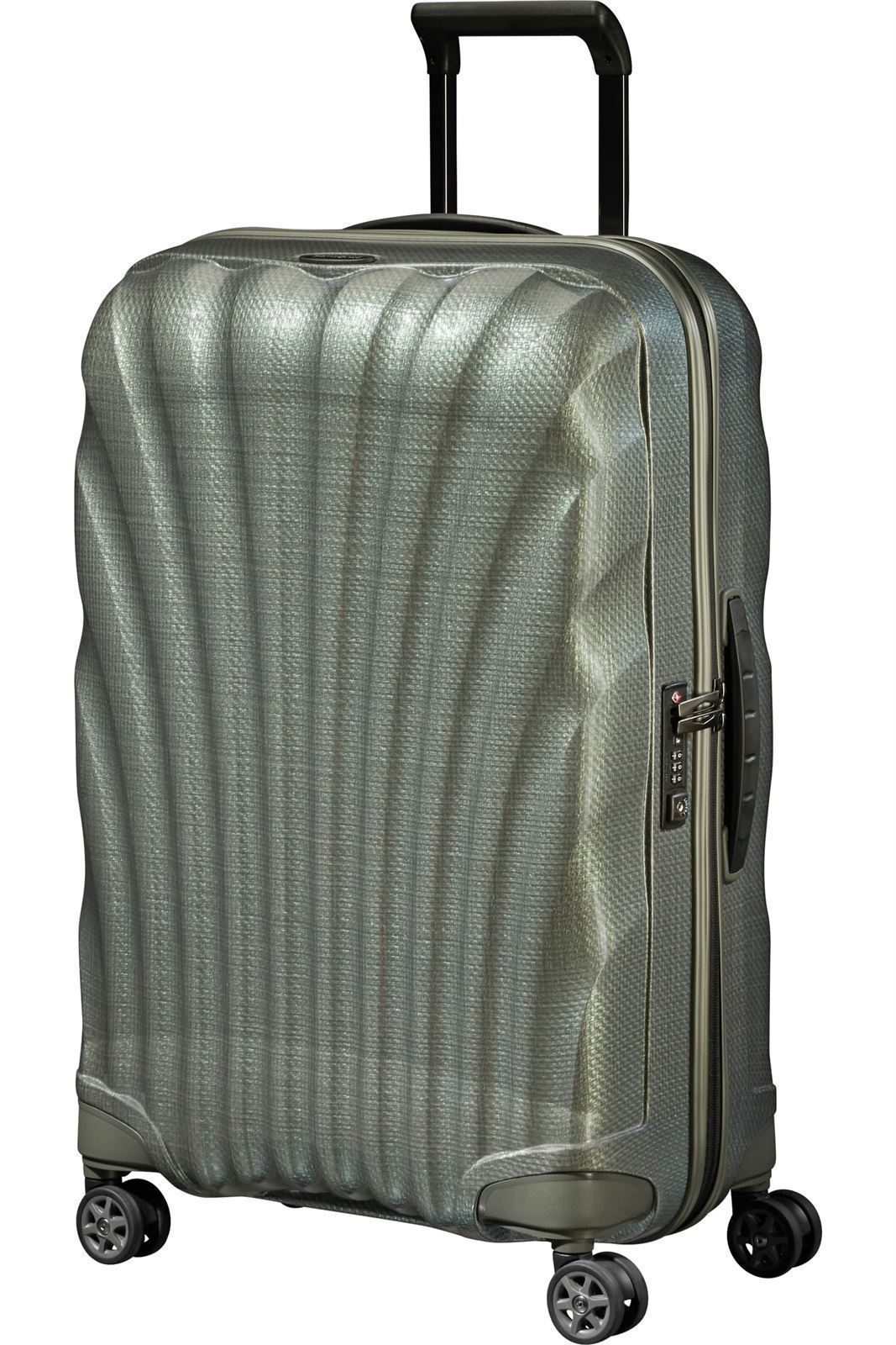 Samsonite Maleta C-Lite Mediana 69 Cms Capacidad 68 Litros Ultra Resistente y Ligera 2.5 Kilos color Metallic Green - Imagen 2