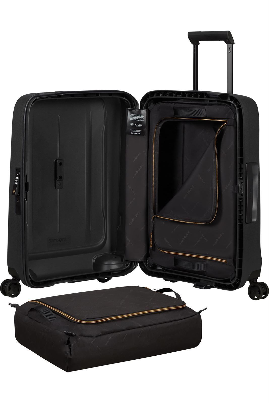 Samsonite Maleta Essens Cabina 55X40X20 Cms Capacidad 39 Litros Ultra Resistente y Ligera 2.8 Kilos color Grafito - Imagen 4