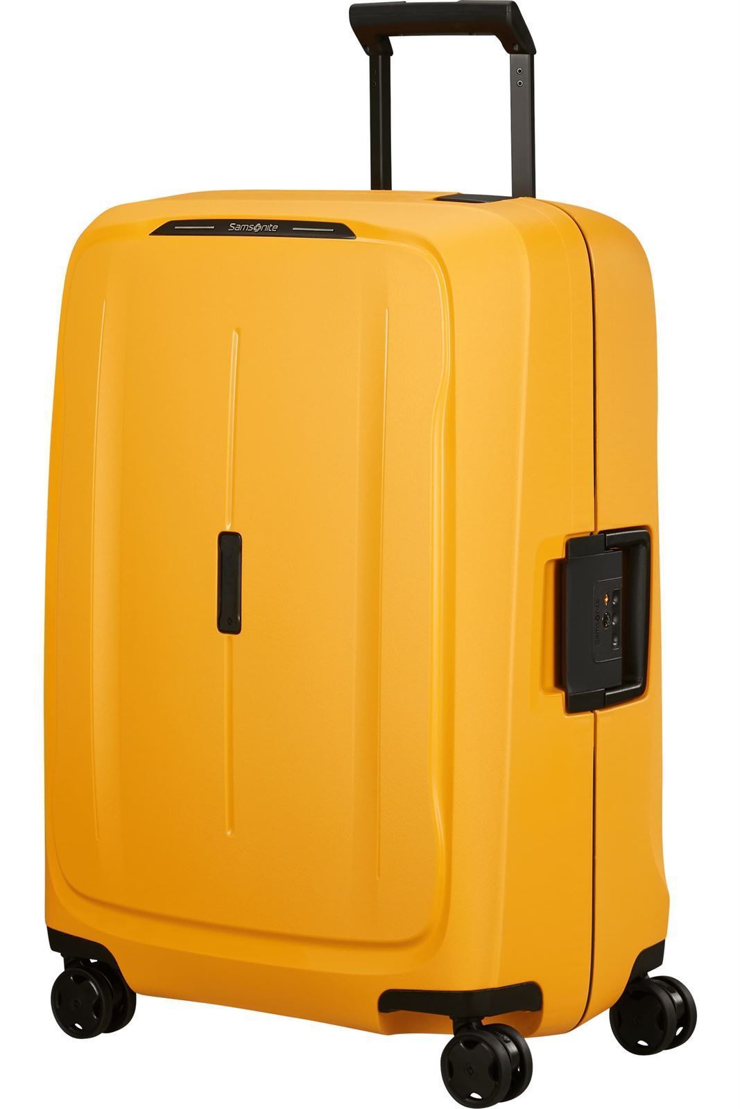 Samsonite Maleta Essens tamaño Mediano 69x49x30 Cms Capacidad 88 Litros Ultra Resistente y Ligera 3.8 Kilos color Amarillo - Imagen 2