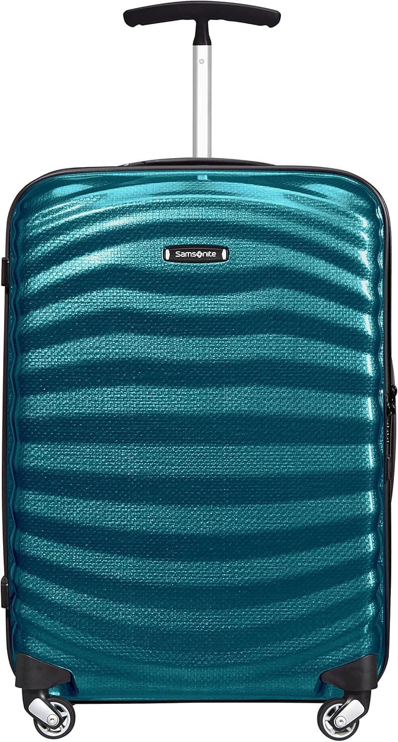 Samsonite Maleta Lite-Shock Cabina 55X40X20 Cms Capacidad 36 Litros Ultra Resistente y Ligera 1.7 Kilos color Azul (Petrol Blue) - Imagen 1