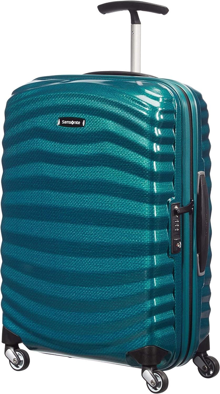 Samsonite Maleta Lite-Shock Cabina 55X40X20 Cms Capacidad 36 Litros Ultra Resistente y Ligera 1.7 Kilos color Azul (Petrol Blue) - Imagen 2