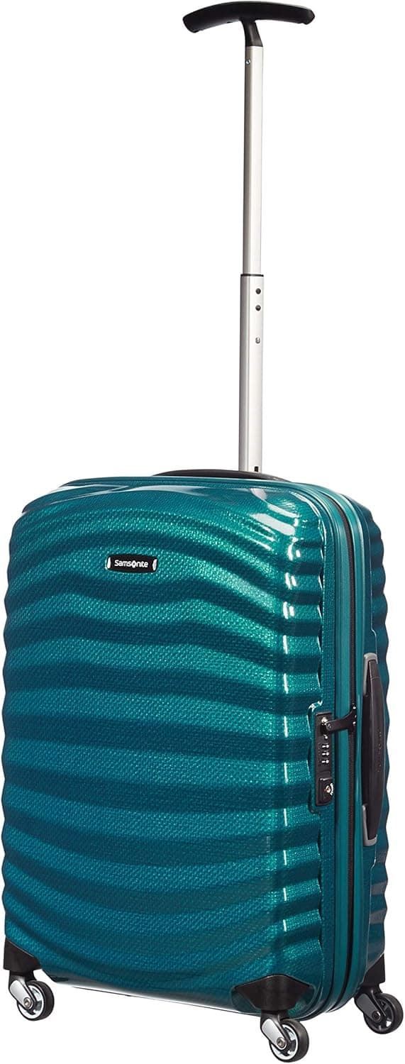 Samsonite Maleta Lite-Shock Cabina 55X40X20 Cms Capacidad 36 Litros Ultra Resistente y Ligera 1.7 Kilos color Azul (Petrol Blue) - Imagen 3