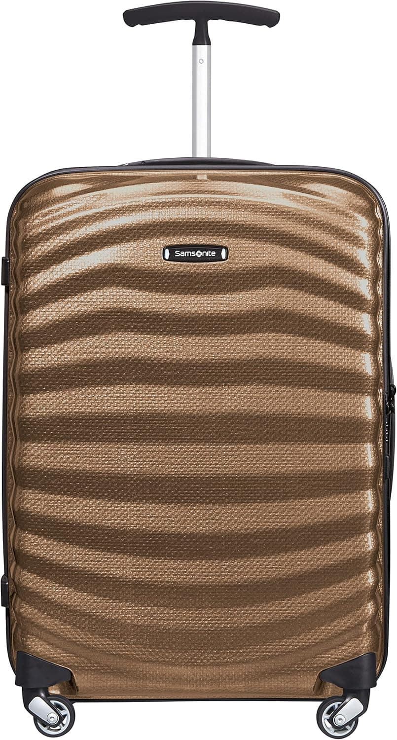 Samsonite Maleta Lite-Shock Cabina 55X40X20 Cms Capacidad 36 Litros Ultra Resistente y Ligera 1.7 Kilos color Sand - Imagen 1