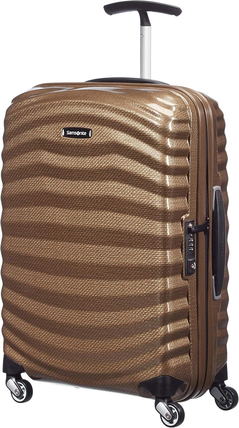 Samsonite Maleta Lite-Shock Cabina 55X40X20 Cms Capacidad 36 Litros Ultra Resistente y Ligera 1.7 Kilos color Sand - Imagen 2